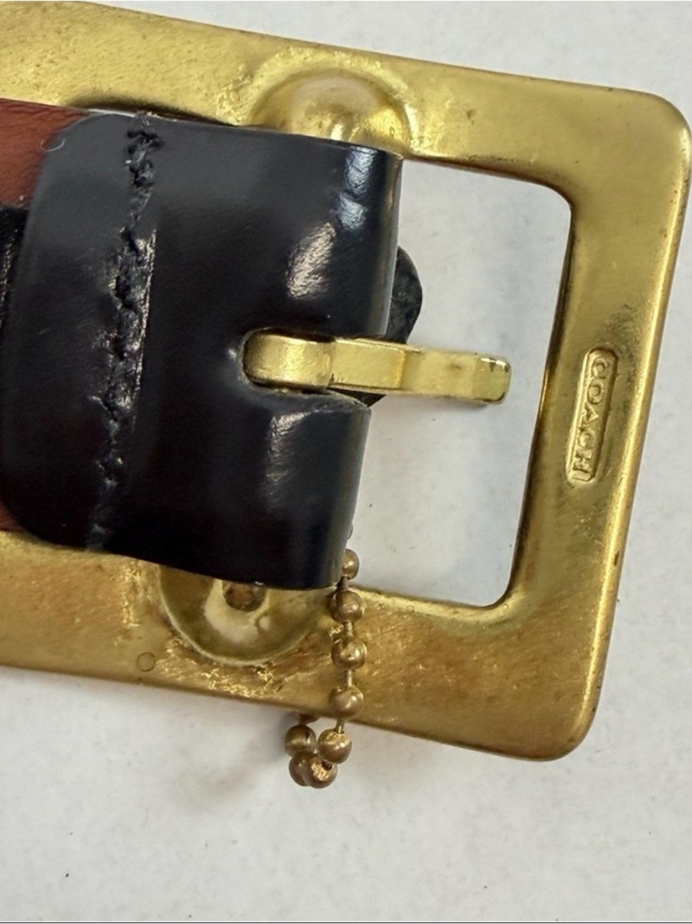 Vintage Coach Belt Medium - Picture 4 of 7
